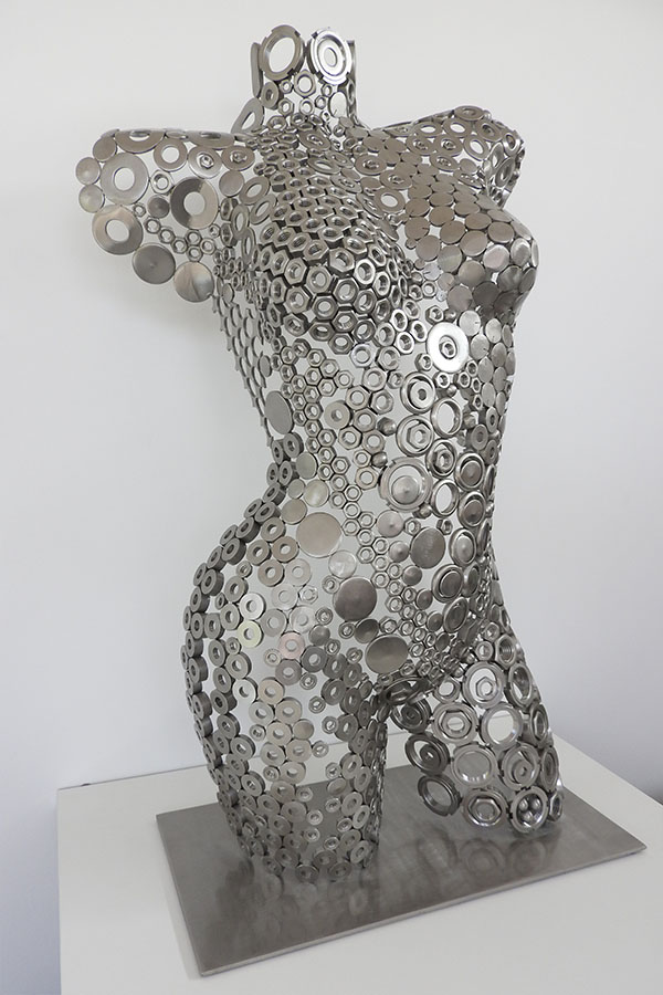 Buste femme inox  Yemna Vernis Brillant  Acier inox  - William David