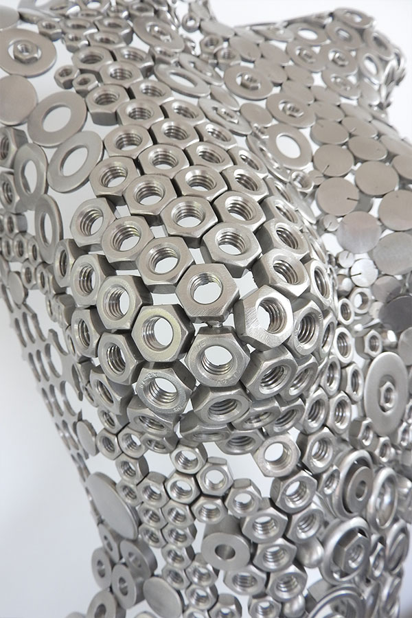 Buste femme inox  Yemna Vernis Brillant  Acier inox  - William David