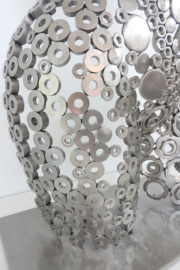 Buste femme inox  Yemna Vernis Brillant  Acier inox  - William David