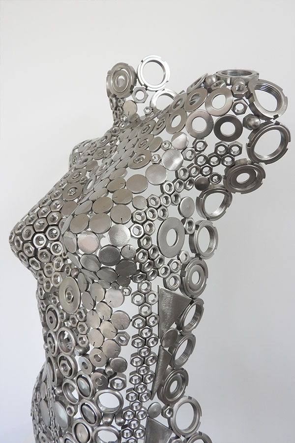 Buste femme inox  Yemna Vernis Brillant  Acier inox  - William David