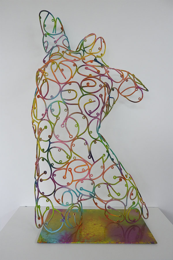 Buste femme  Gwenaelle Multicolor Vernis brillant Acier inox  - William David