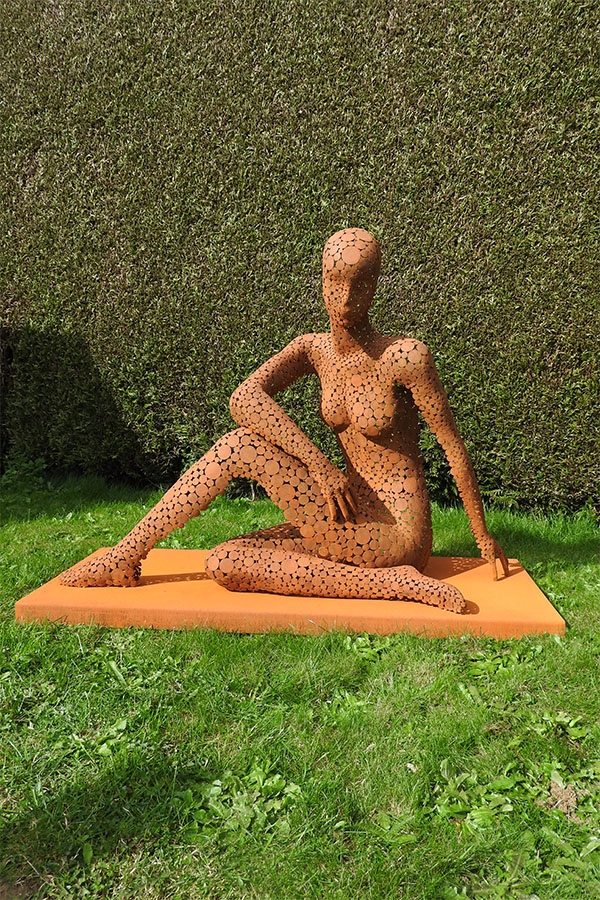 Buste femme exterieur Yumi  Acier Corten Effet rouille Acier corten - William David