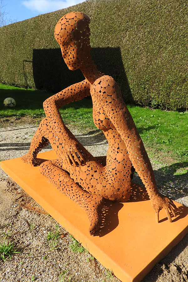 Buste femme exterieur Yumi  Acier Corten Effet rouille Acier corten - William David