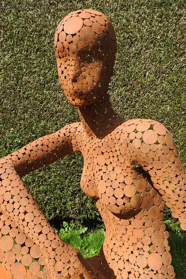 Buste femme exterieur Yumi  Acier Corten Effet rouille Acier corten - William David