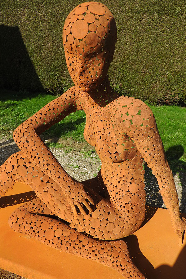 Buste femme exterieur Yumi  Acier Corten Effet rouille Acier corten - William David