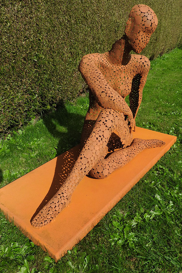 Buste femme exterieur Yumi  Acier Corten Effet rouille Acier corten - William David