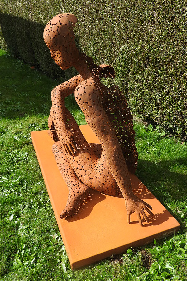 Buste femme exterieur Yumi  Acier Corten Effet rouille Acier corten - William David