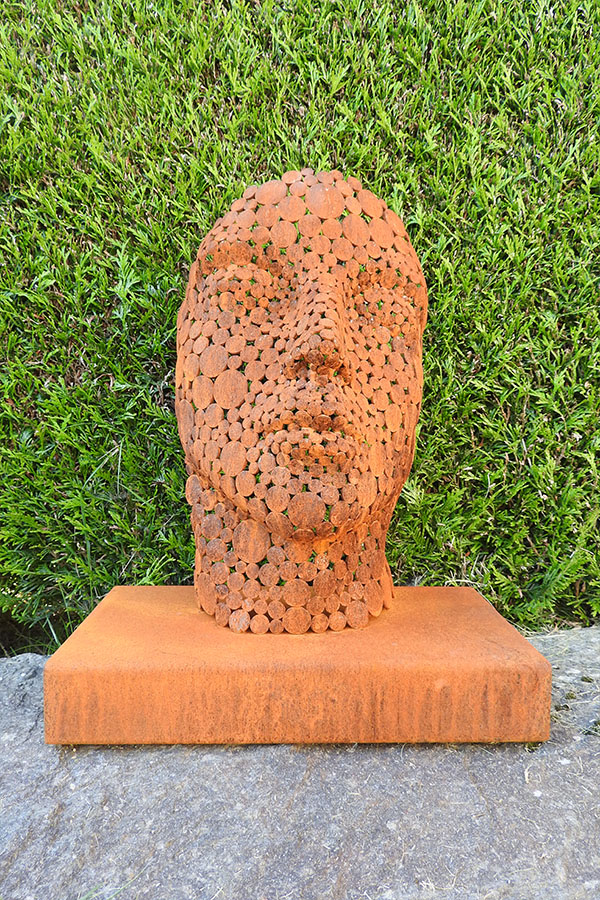  Visage exterieur Mathilde  Naturel  Acier corten 