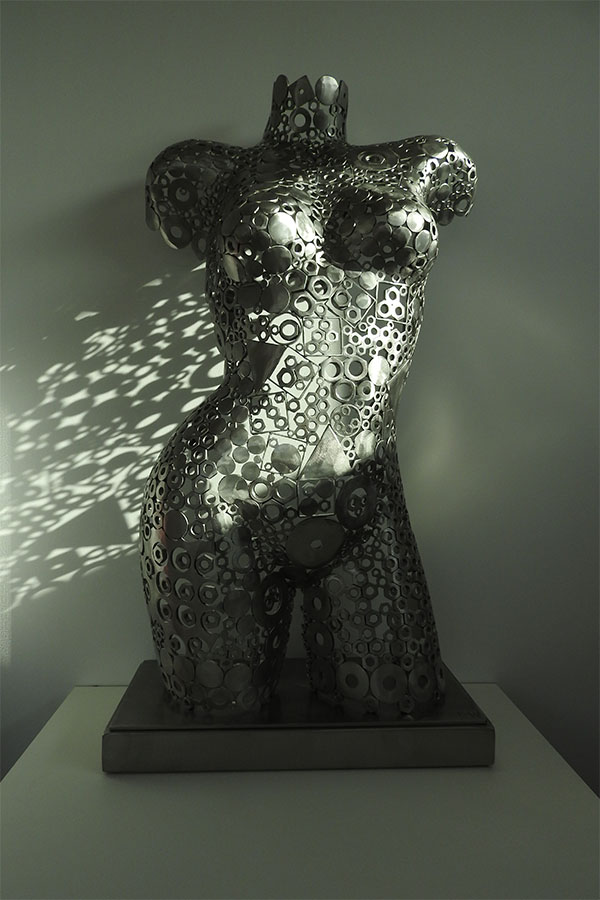  Buste femme interieur Lina  Naturel  Acier inox