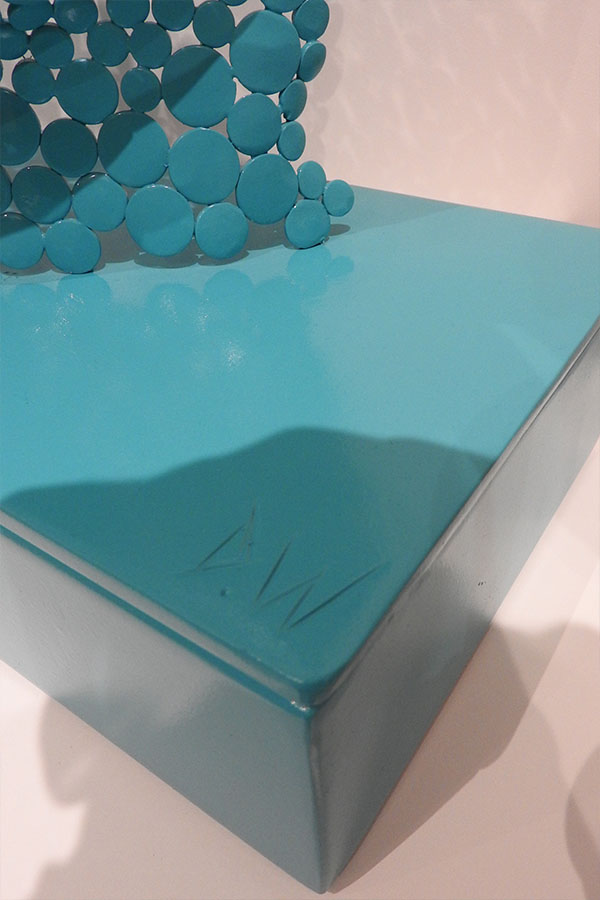  Visage  Valentine  Bleu tiffany Acier inox